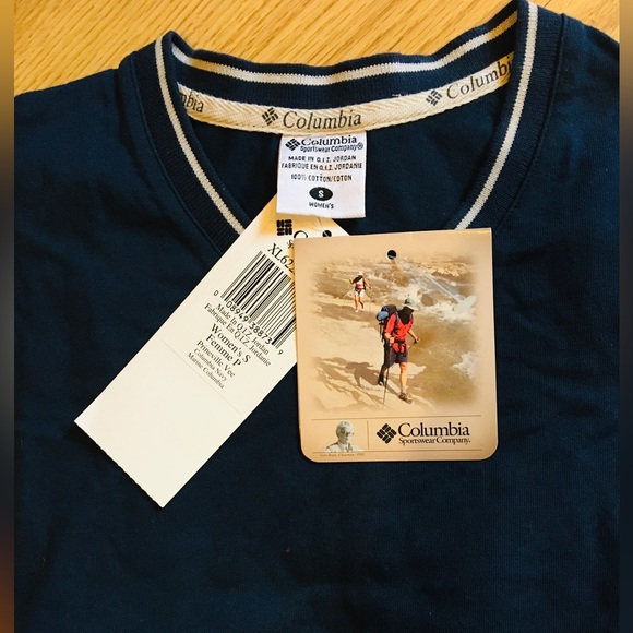 NWT Columbia Sportswear navy tee and white Jones New York long sleeve tee - Picture 3 of 9